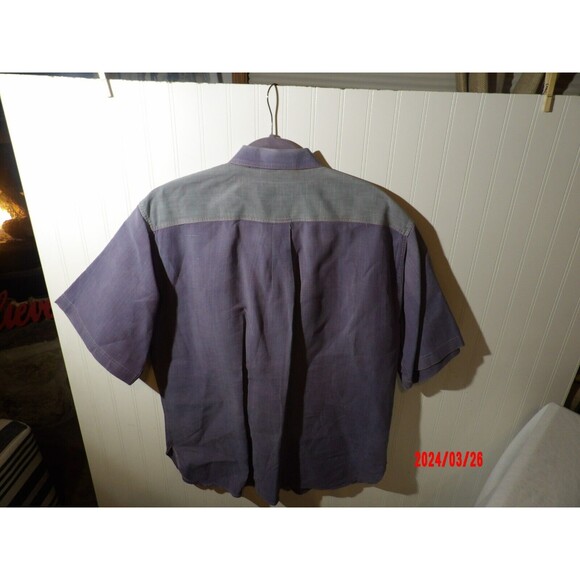 Marc Daniels‎ Red Eye Shirt Mens Size XL  Shirt Short Sleeve Cotton - Picture 3 of 4